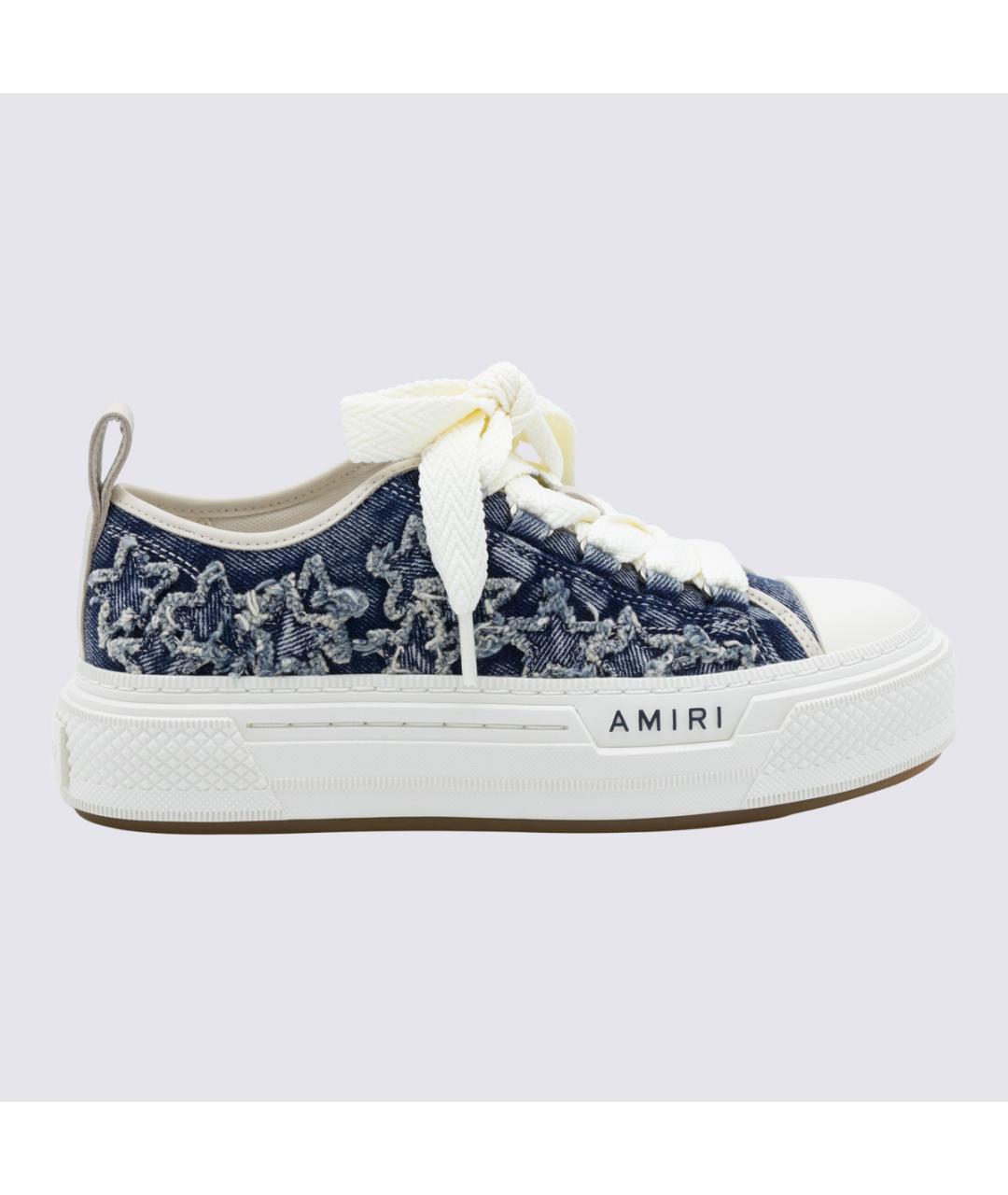 AMIRI Синие текстильные кеды, фото 5