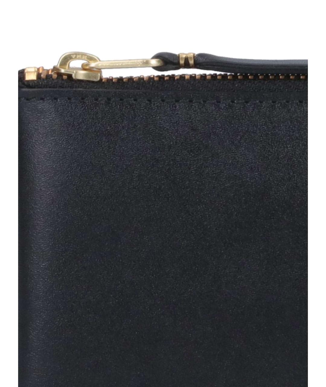 COMME DES GARÇONS WALLET Черный кожаный кошелек, фото 4