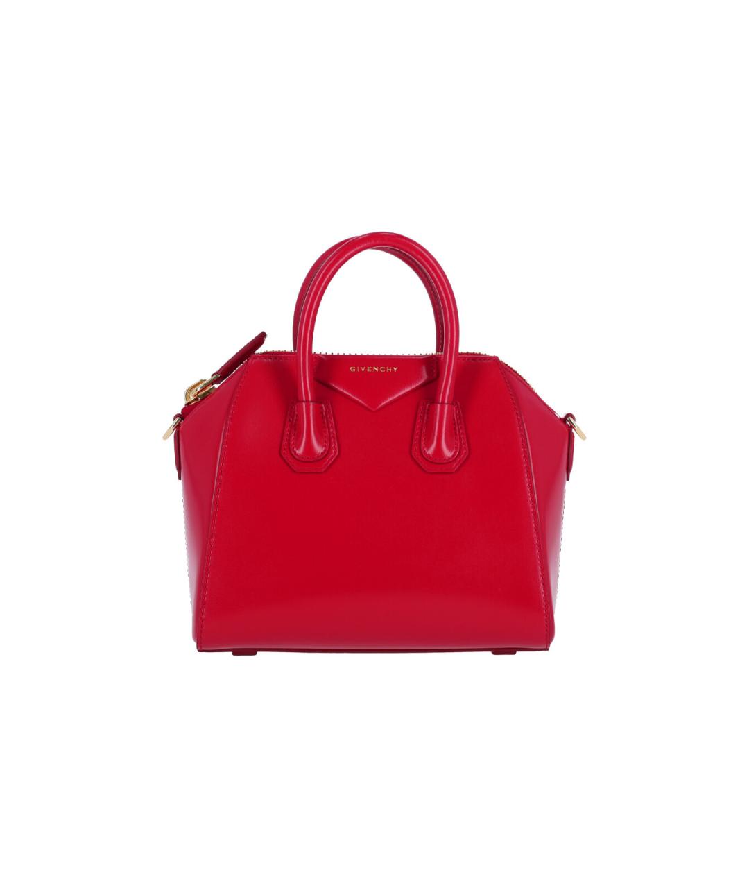 GIVENCHY Красная кожаная сумка тоут, фото 6