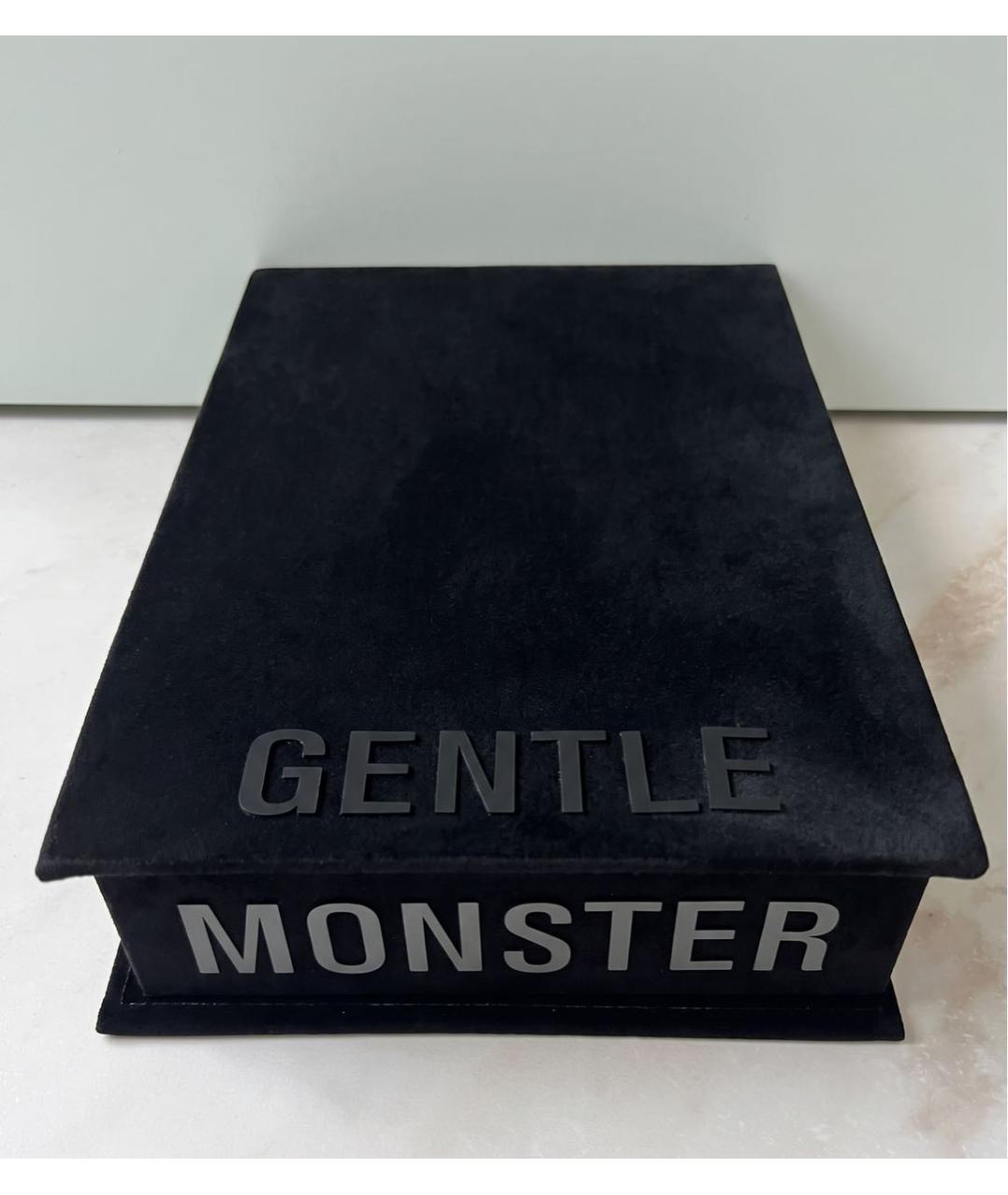 GENTLE MONSTER Черные пластиковые солнцезащитные очки, фото 5