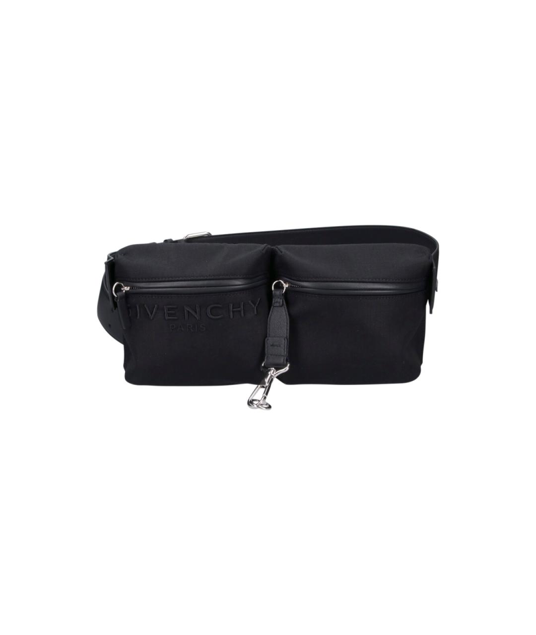GIVENCHY Черная синтетическая поясная сумка, фото 1
