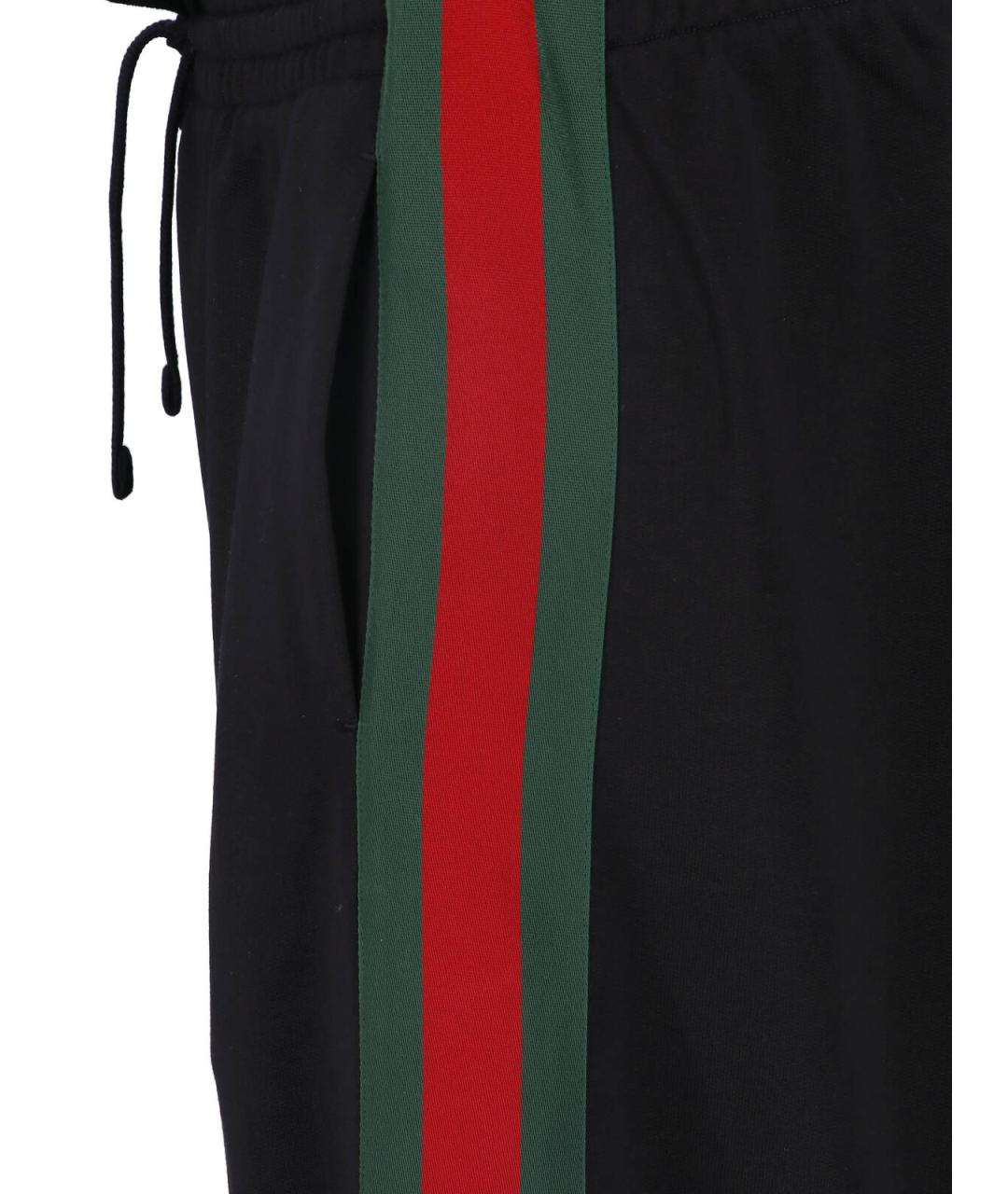 GUCCI Черные шелковые повседневные брюки, фото 4