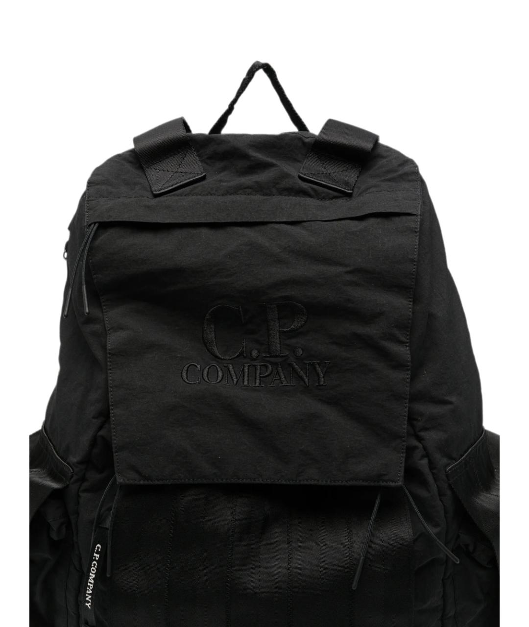 CP COMPANY Черный синтетический рюкзак, фото 5