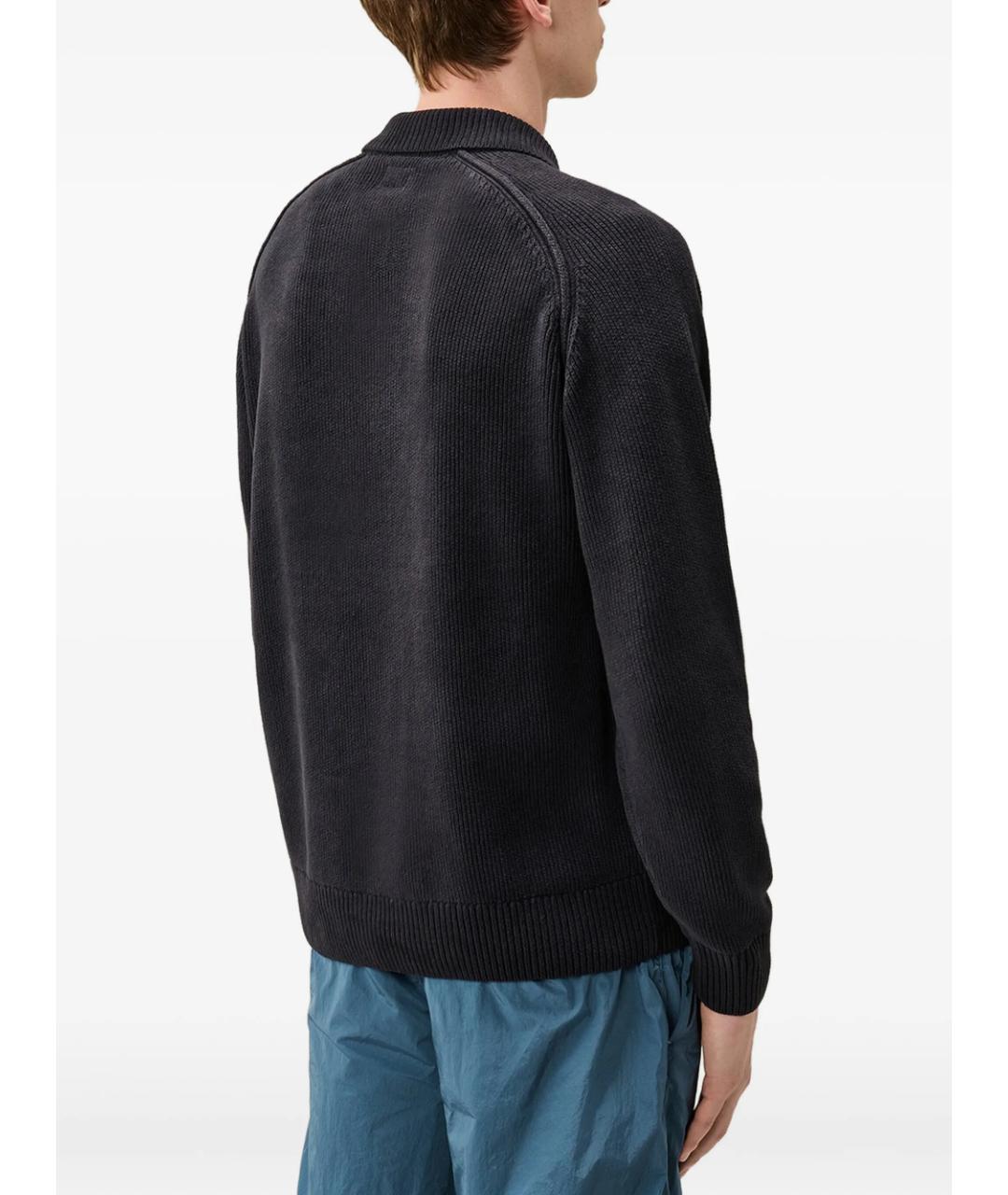 CP COMPANY Темно-синий хлопковый джемпер / свитер, фото 3