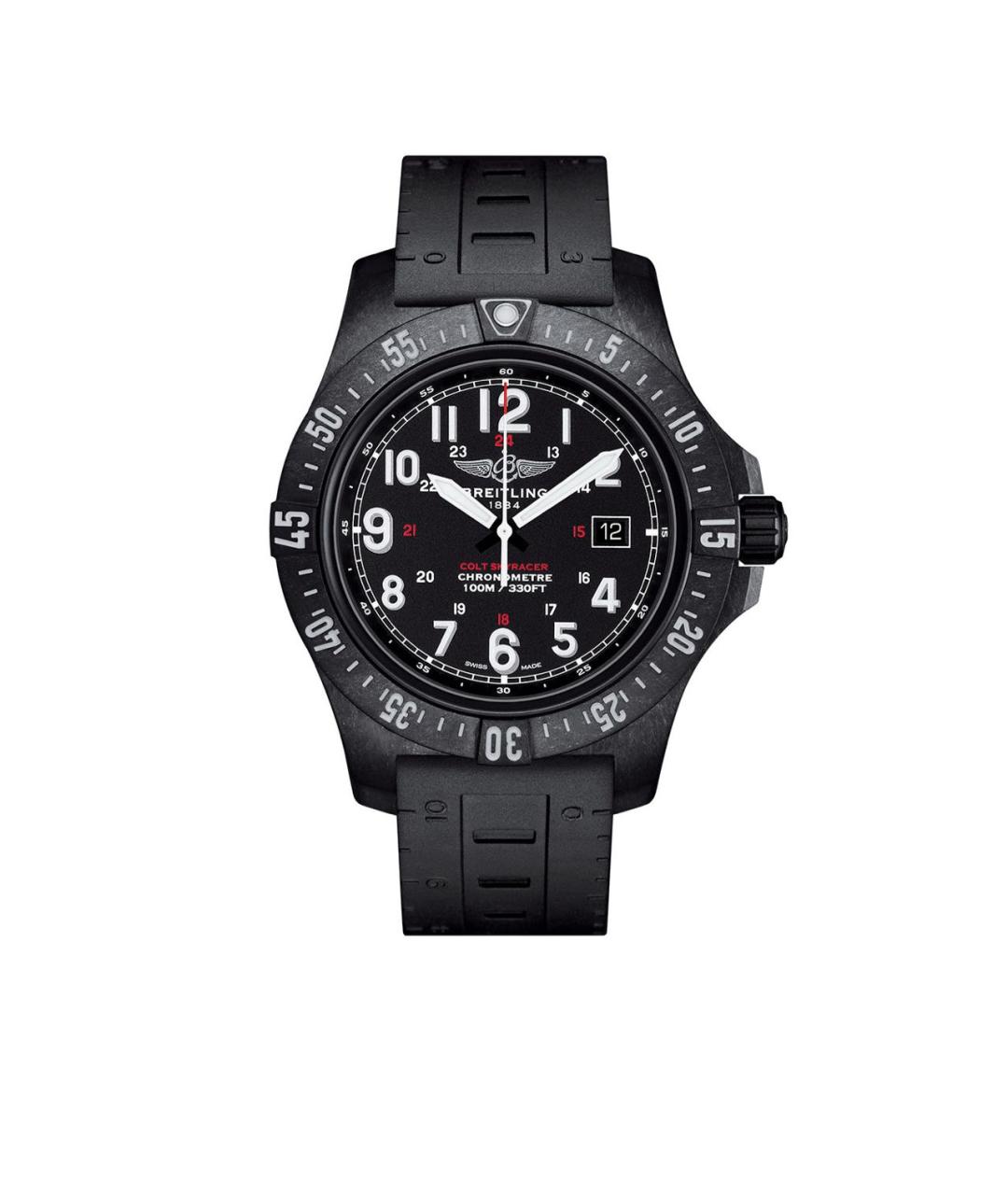 BREITLING Черные часы, фото 9
