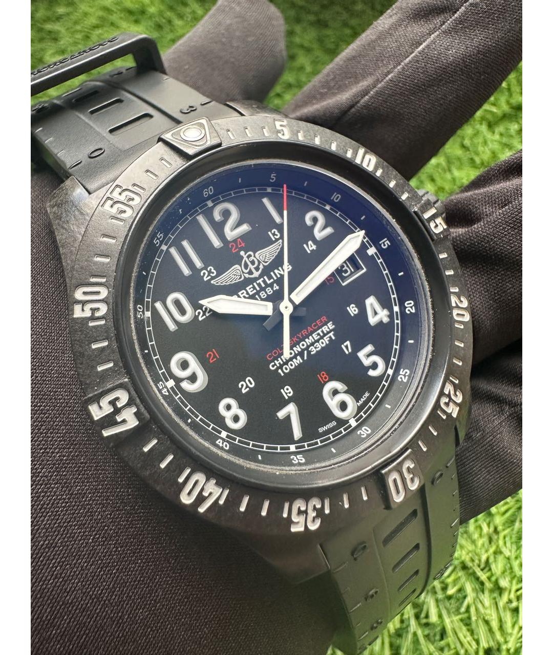 BREITLING Черные часы, фото 5