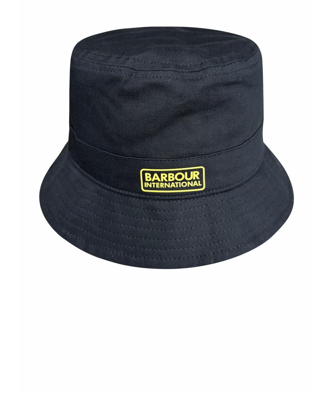 BARBOUR Черная хлопковая шляпа, фото 1