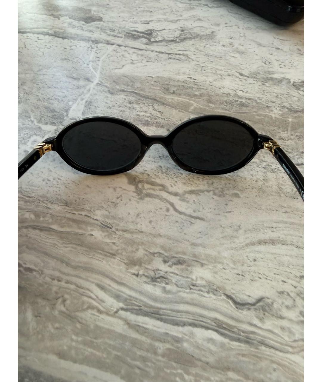 MIU MIU Черные пластиковые солнцезащитные очки, фото 7