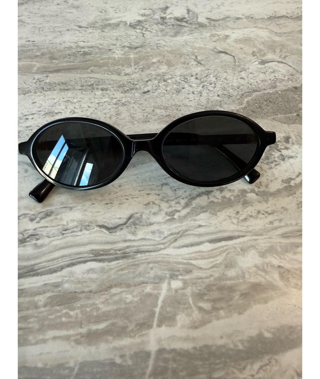 MIU MIU Черные пластиковые солнцезащитные очки, фото 9