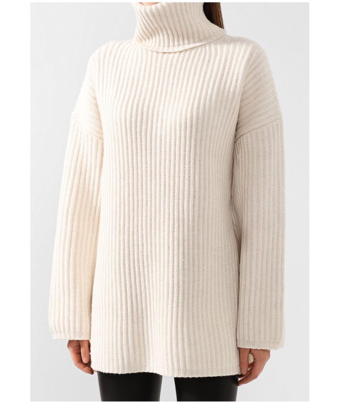 ACNE STUDIOS Белый шерстяной джемпер / свитер, фото 3
