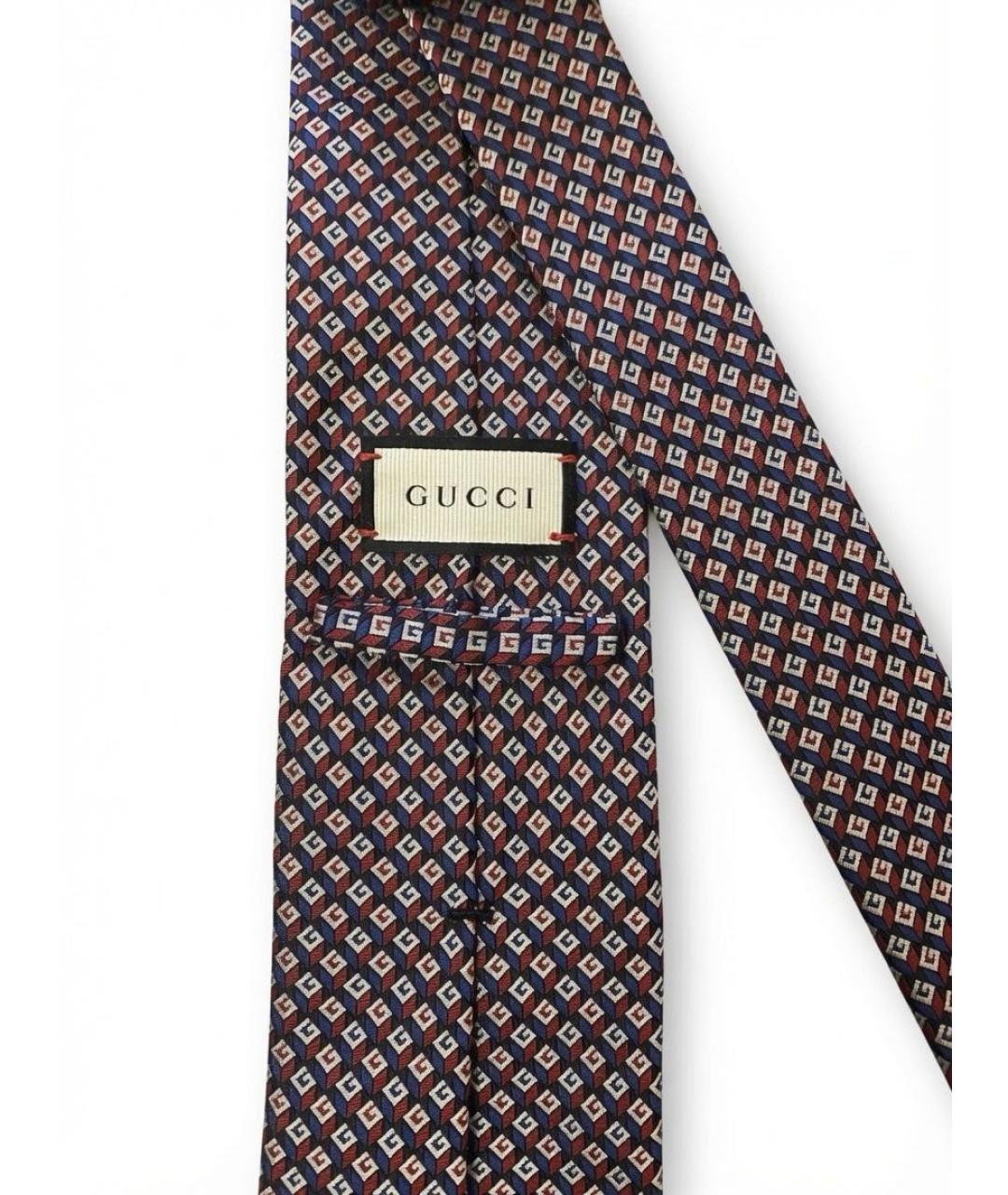 GUCCI Мульти шелковый галстук, фото 3
