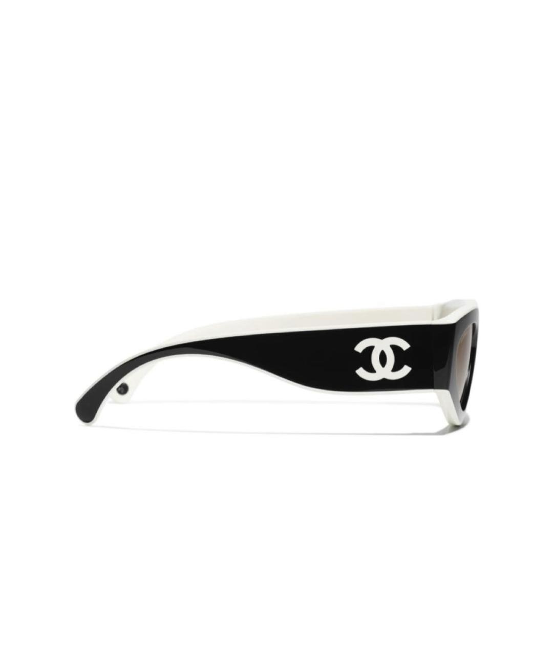 CHANEL Черные пластиковые солнцезащитные очки, фото 8
