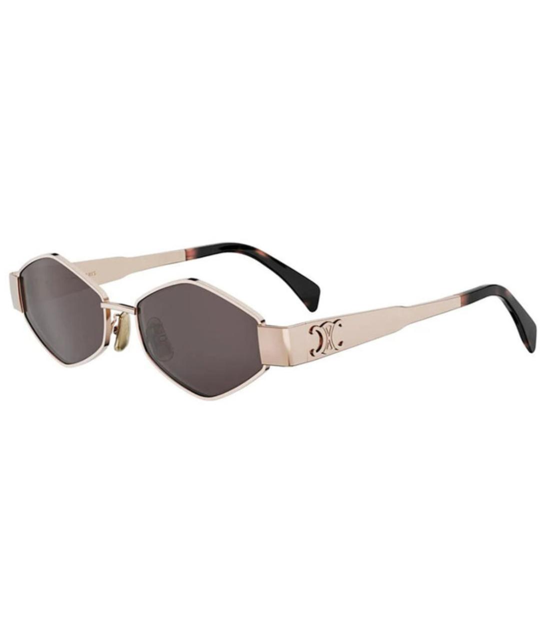 CELINE Фиолетовые металлические солнцезащитные очки, фото 1