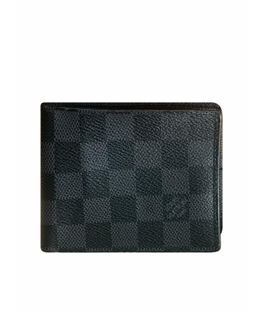 LOUIS VUITTON Антрацитовый кошелек, фото 1