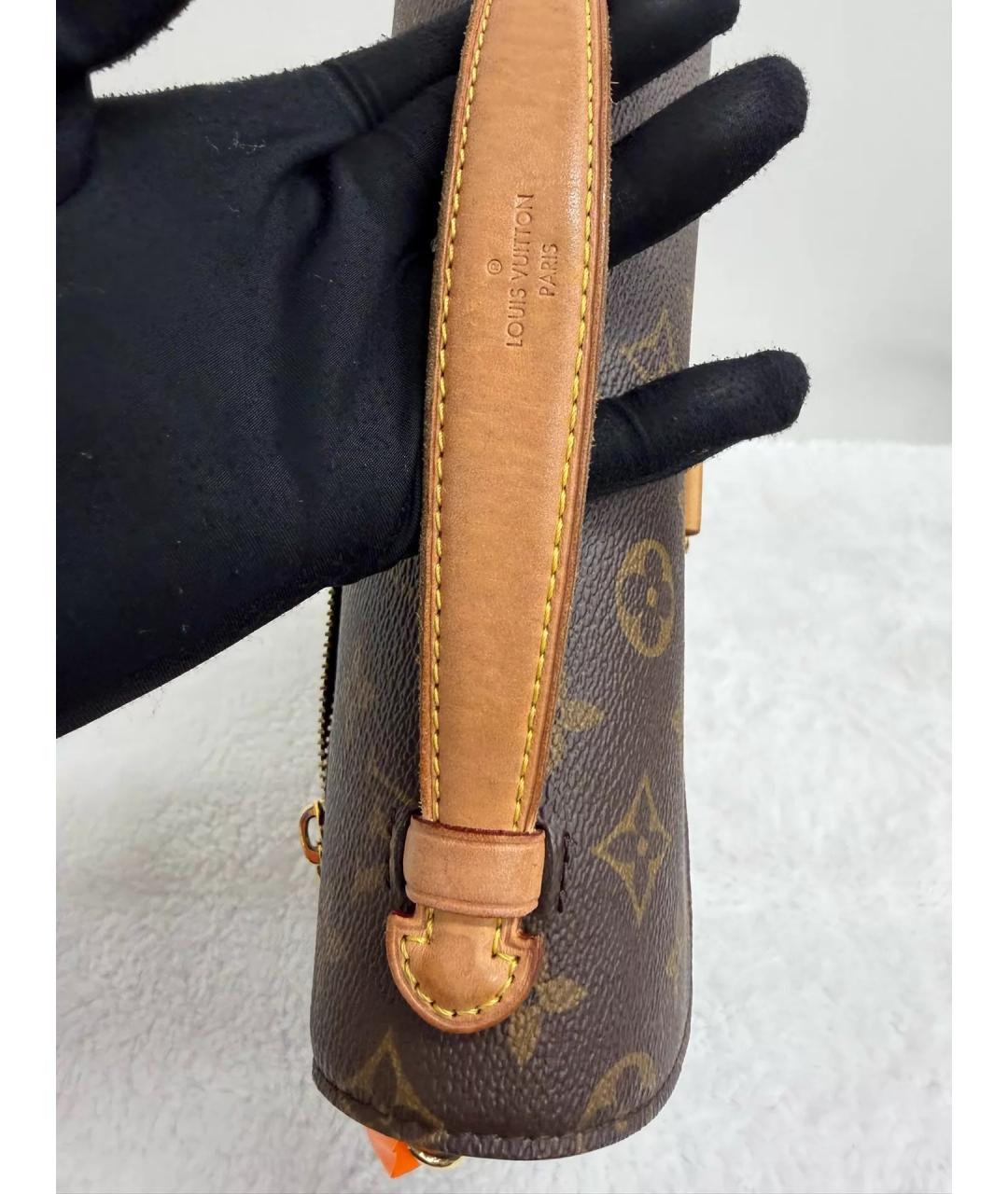 LOUIS VUITTON Коричневая сумка с короткими ручками, фото 8