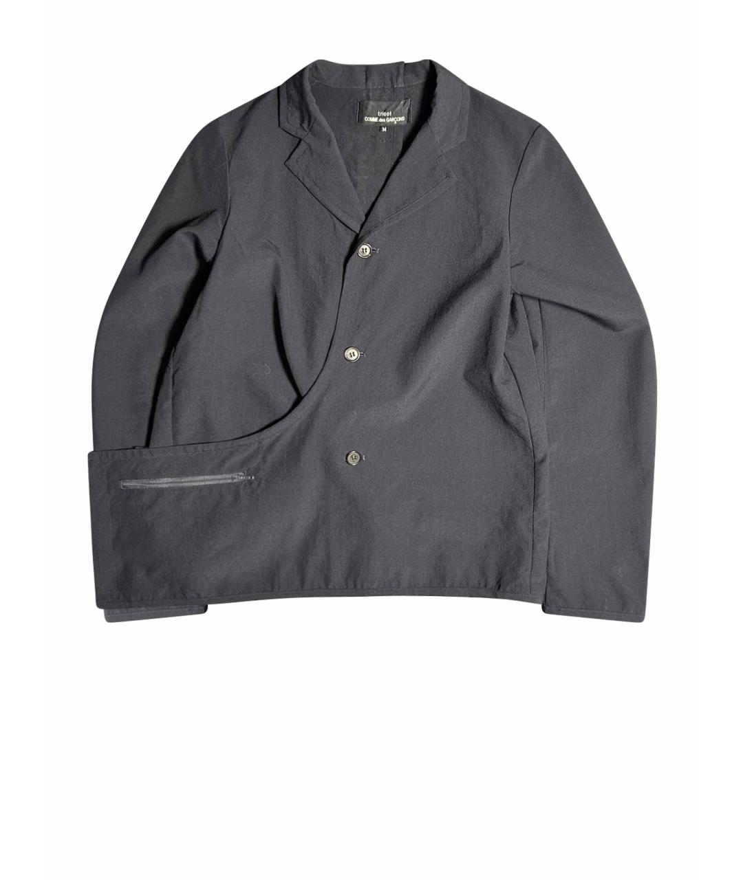 COMME DES GARÇONS Темно-синий кардиган, фото 1