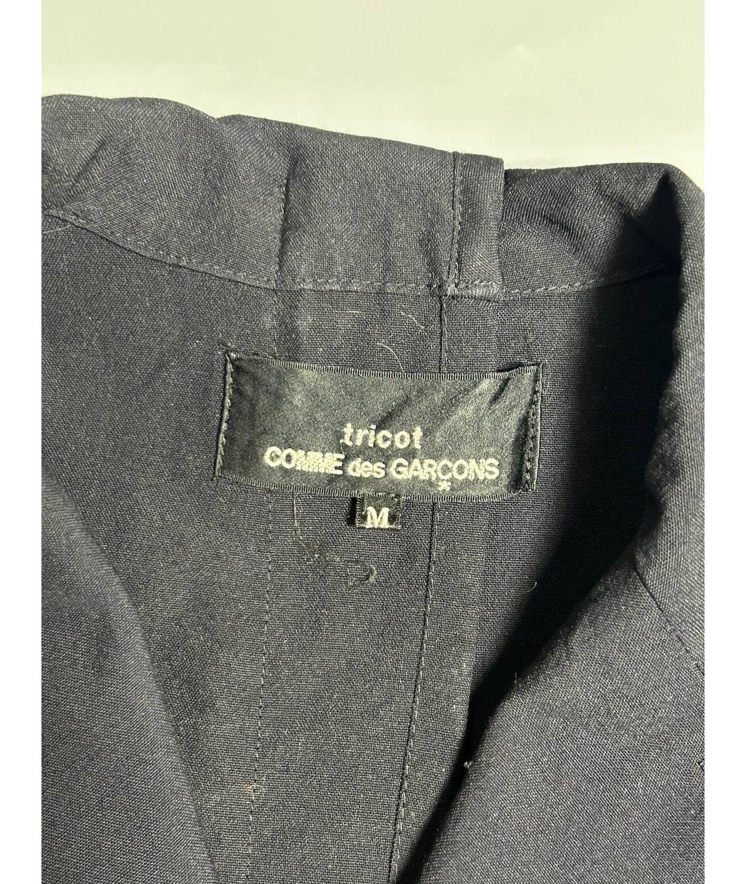 COMME DES GARÇONS Темно-синий кардиган, фото 3
