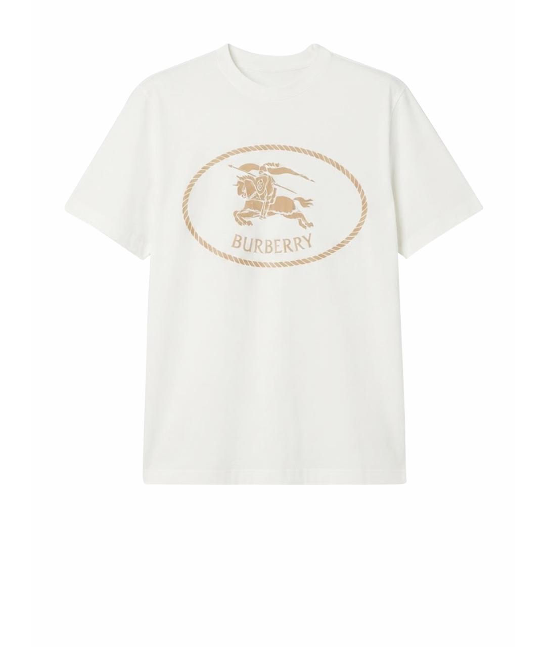 BURBERRY Хлопковая футболка, фото 1