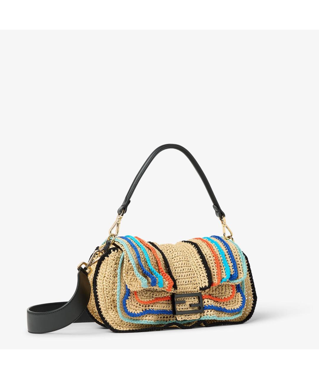 FENDI Мульти плетеная сумка через плечо, фото 2