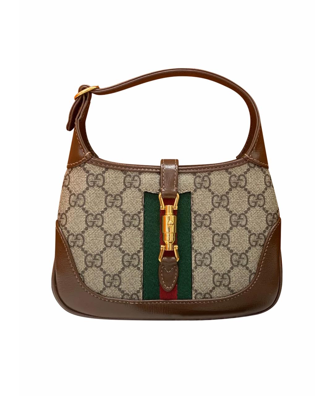 GUCCI Бежевая сумка с короткими ручками, фото 1