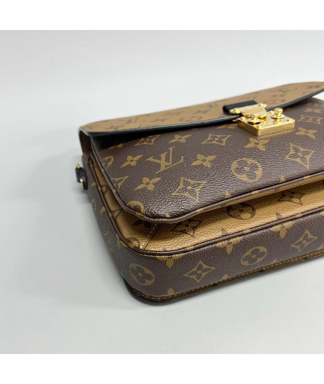 LOUIS VUITTON Коричневая сумка через плечо, фото 5