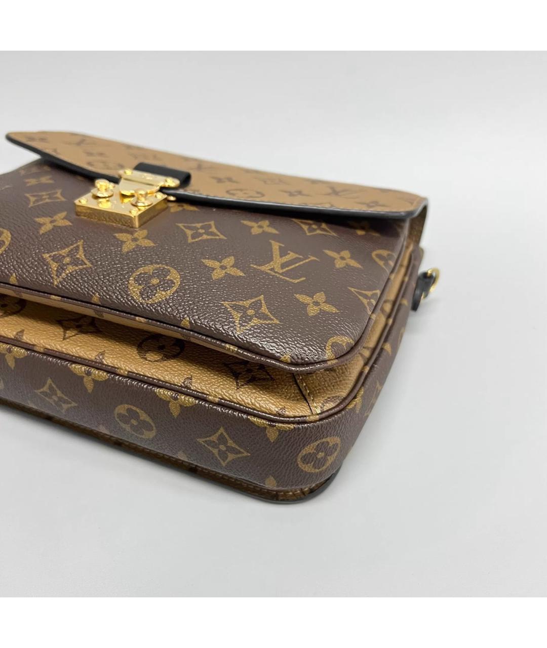 LOUIS VUITTON Коричневая сумка через плечо, фото 4