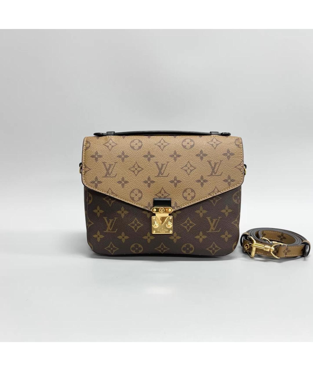 LOUIS VUITTON Коричневая сумка через плечо, фото 10