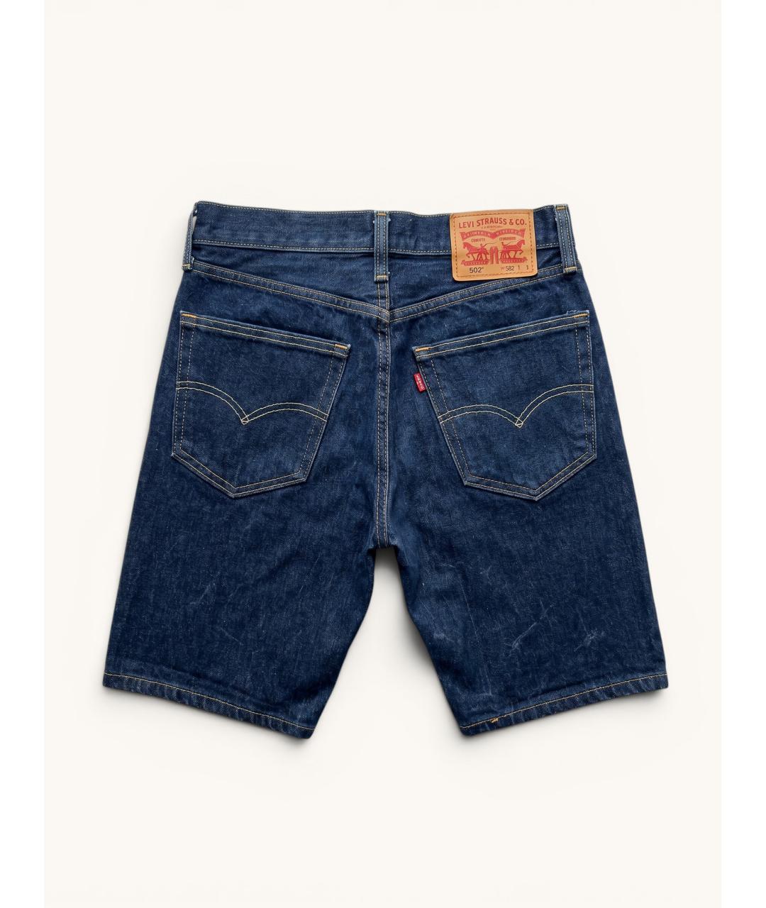 LEVI'S Темно-синие хлопковые шорты, фото 2