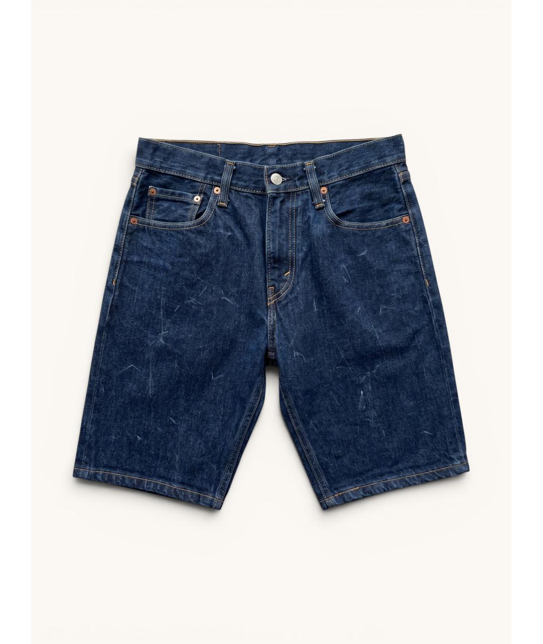 LEVI'S Темно-синие хлопковые шорты, фото 8