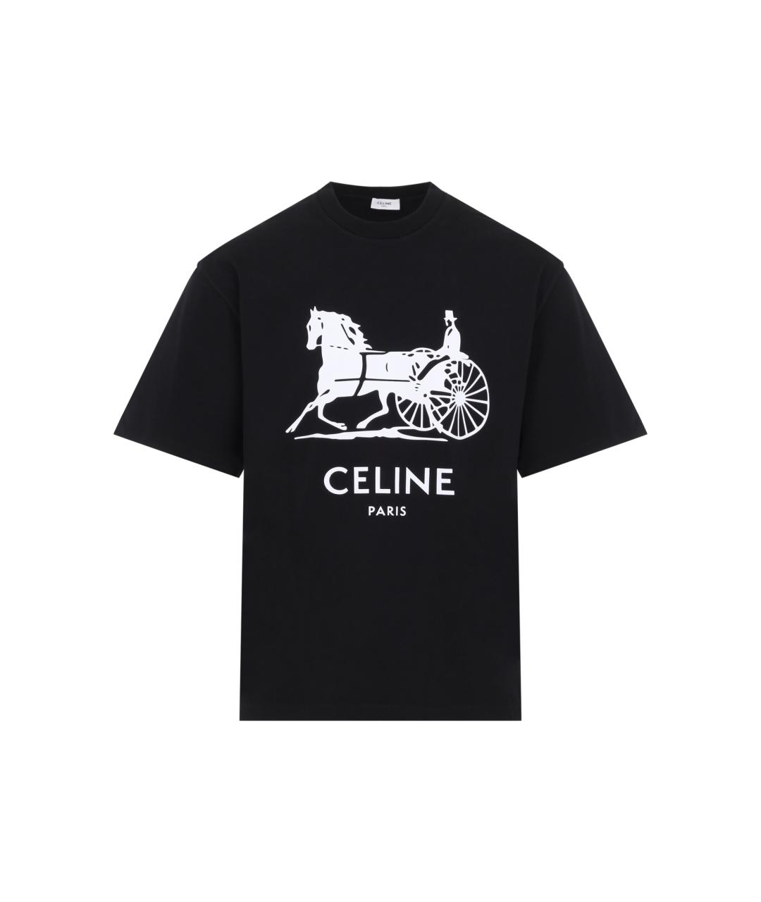 CELINE Мульти хлопковая футболка, фото 1