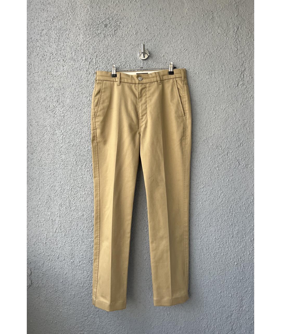 LEVI'S Коричневые хлопковые повседневные брюки, фото 8