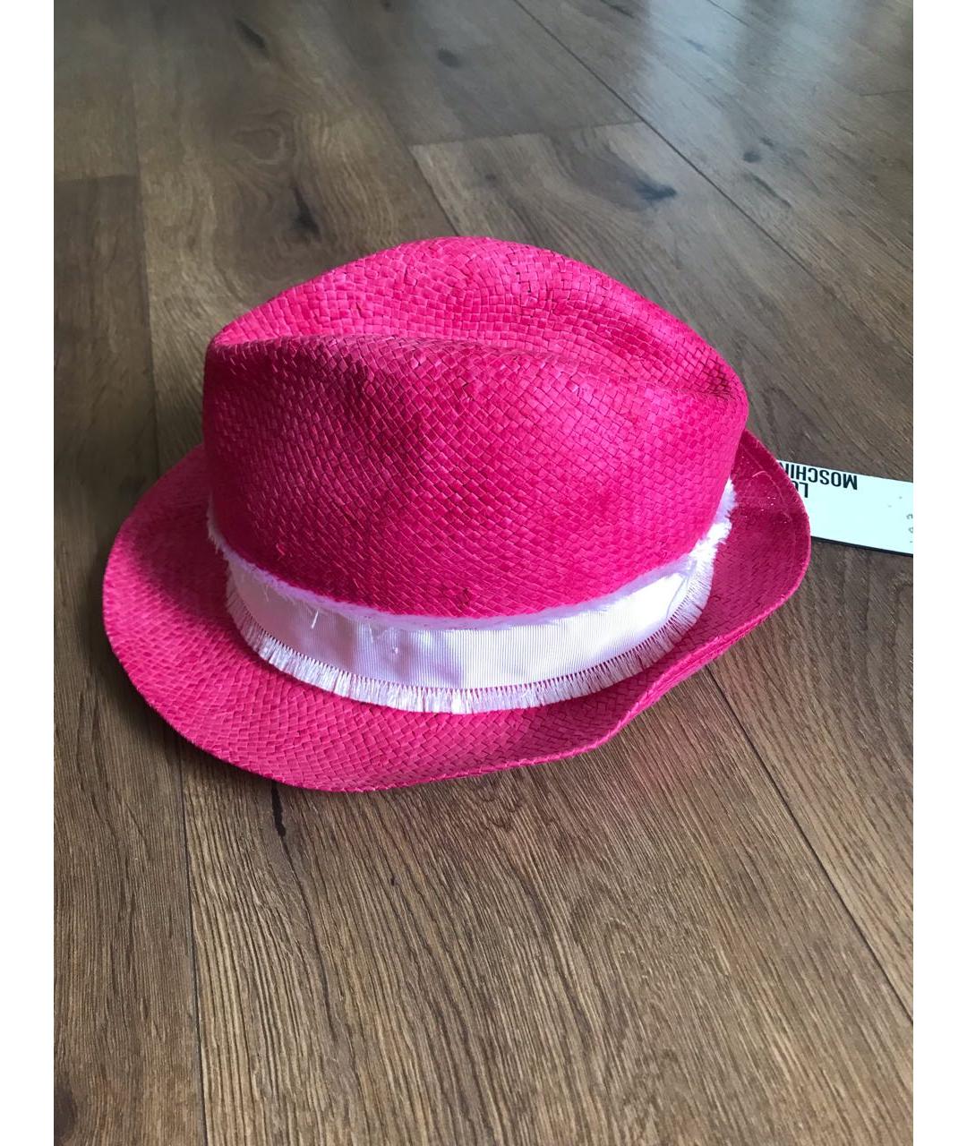 LOVE MOSCHINO Розовая шляпа, фото 2