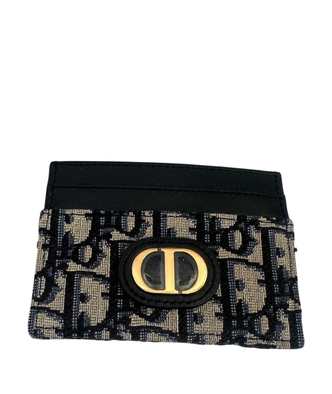 CHRISTIAN DIOR Темно-синий кардхолдер, фото 1