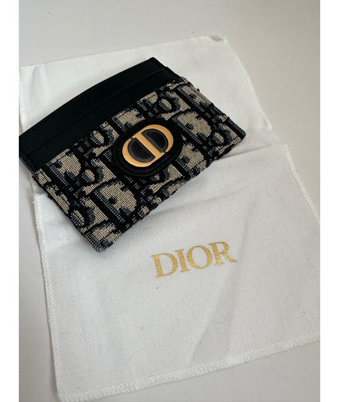 CHRISTIAN DIOR Темно-синий кардхолдер, фото 2