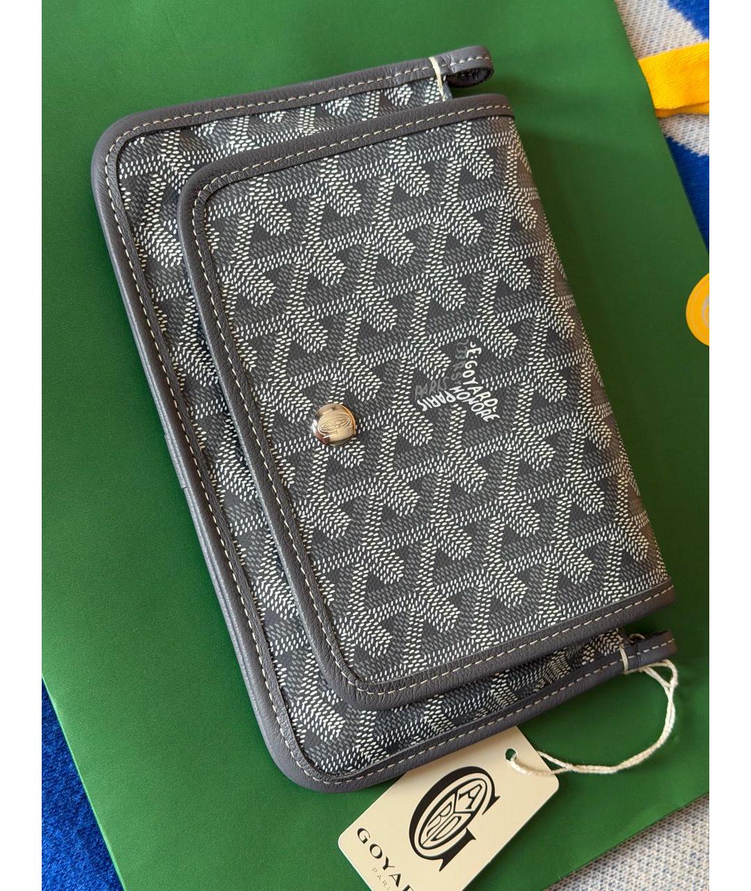 GOYARD Серая сумка через плечо, фото 9