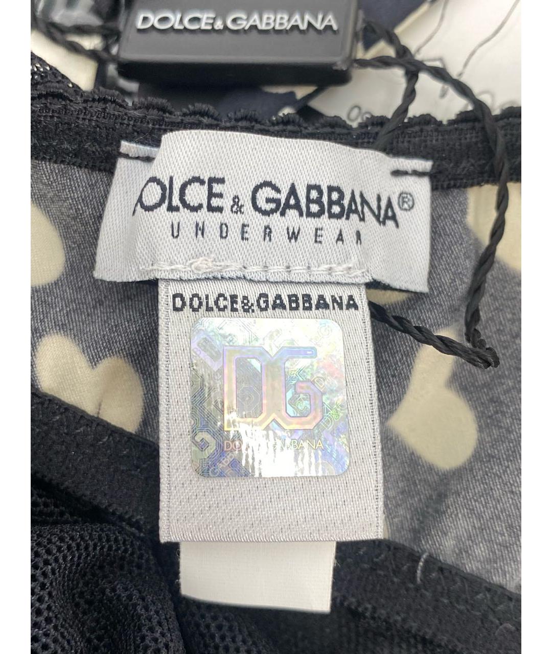DOLCE&GABBANA Черная полиамидовая майка, фото 8