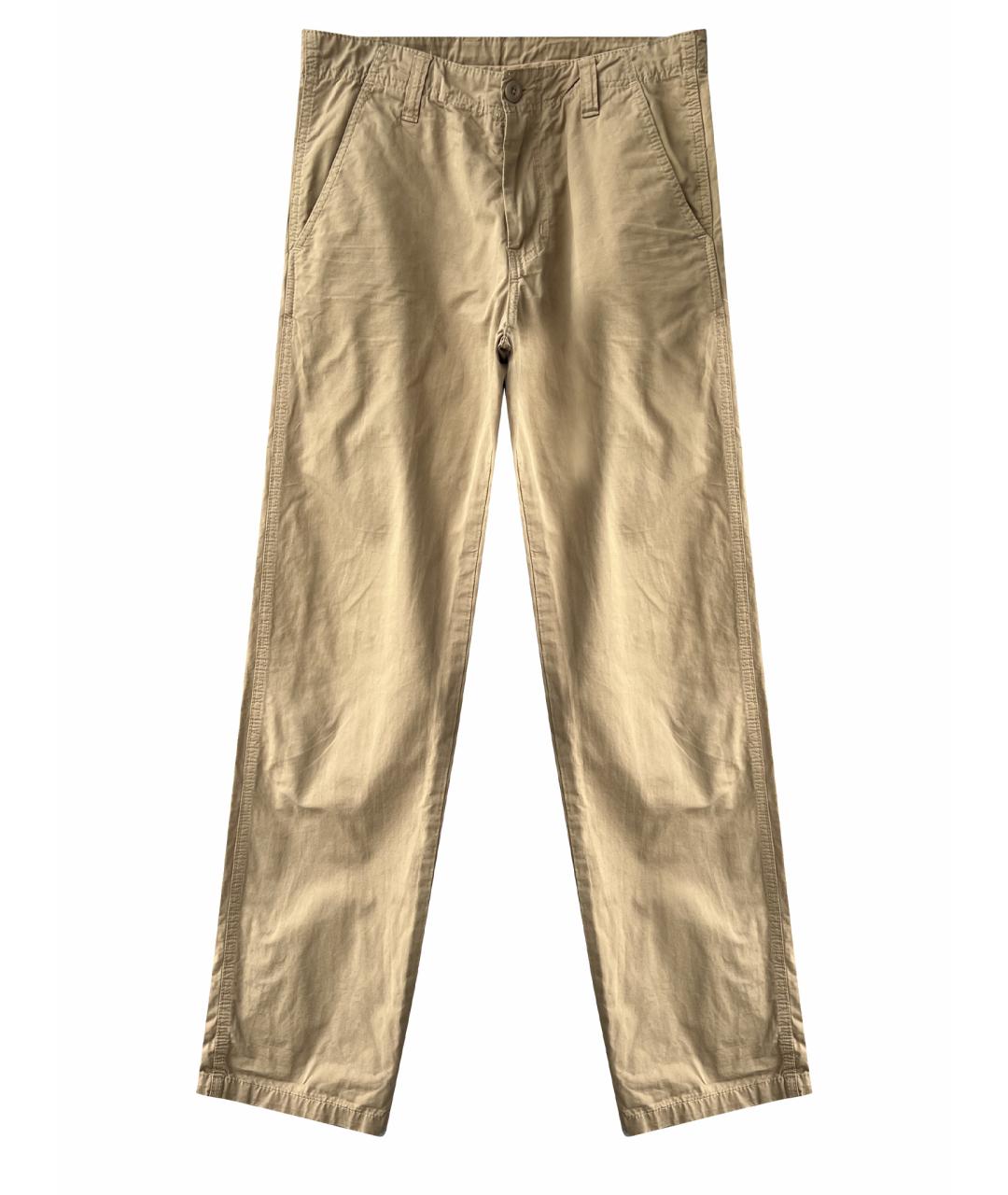 CARHARTT Бежевые хлопковые повседневные брюки, фото 1