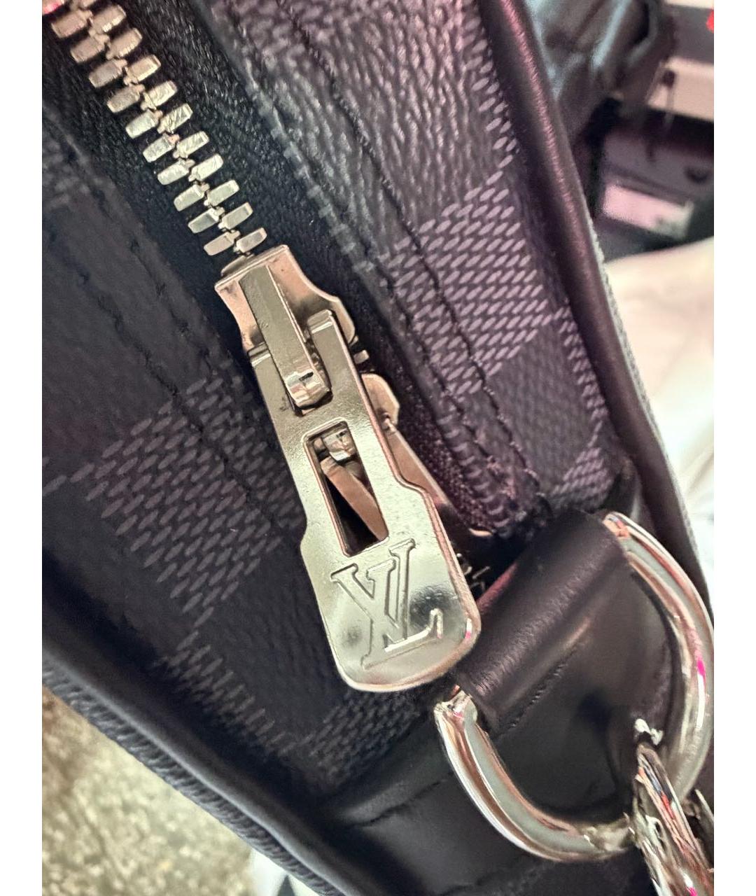 LOUIS VUITTON Черный портфель, фото 6
