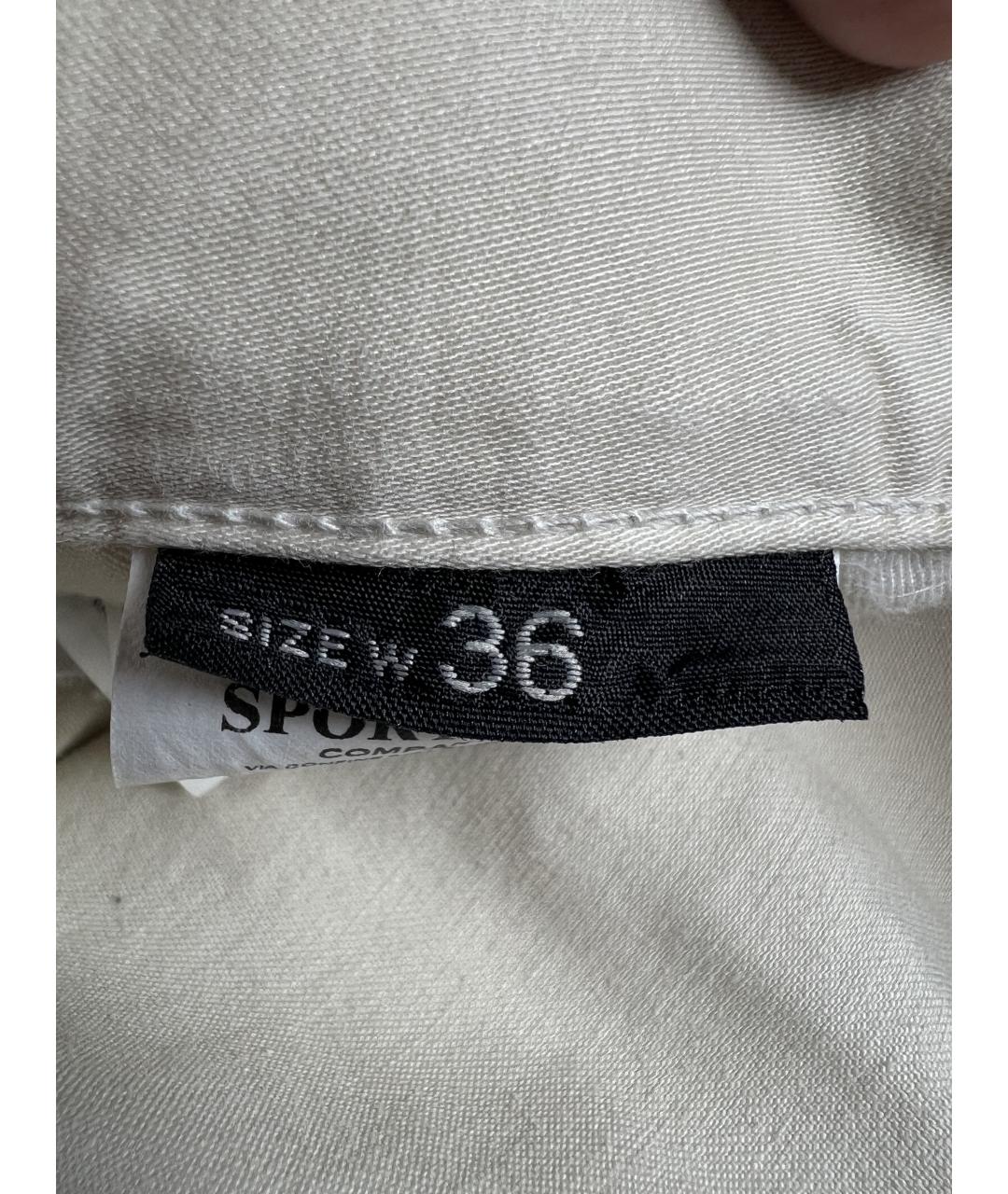 STONE ISLAND Бежевые хлопковые шорты, фото 5