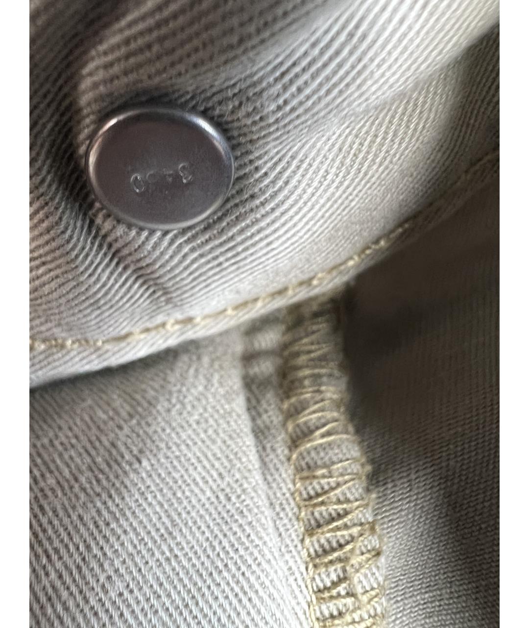 LEVI'S Бежевые хлопковые повседневные брюки, фото 4