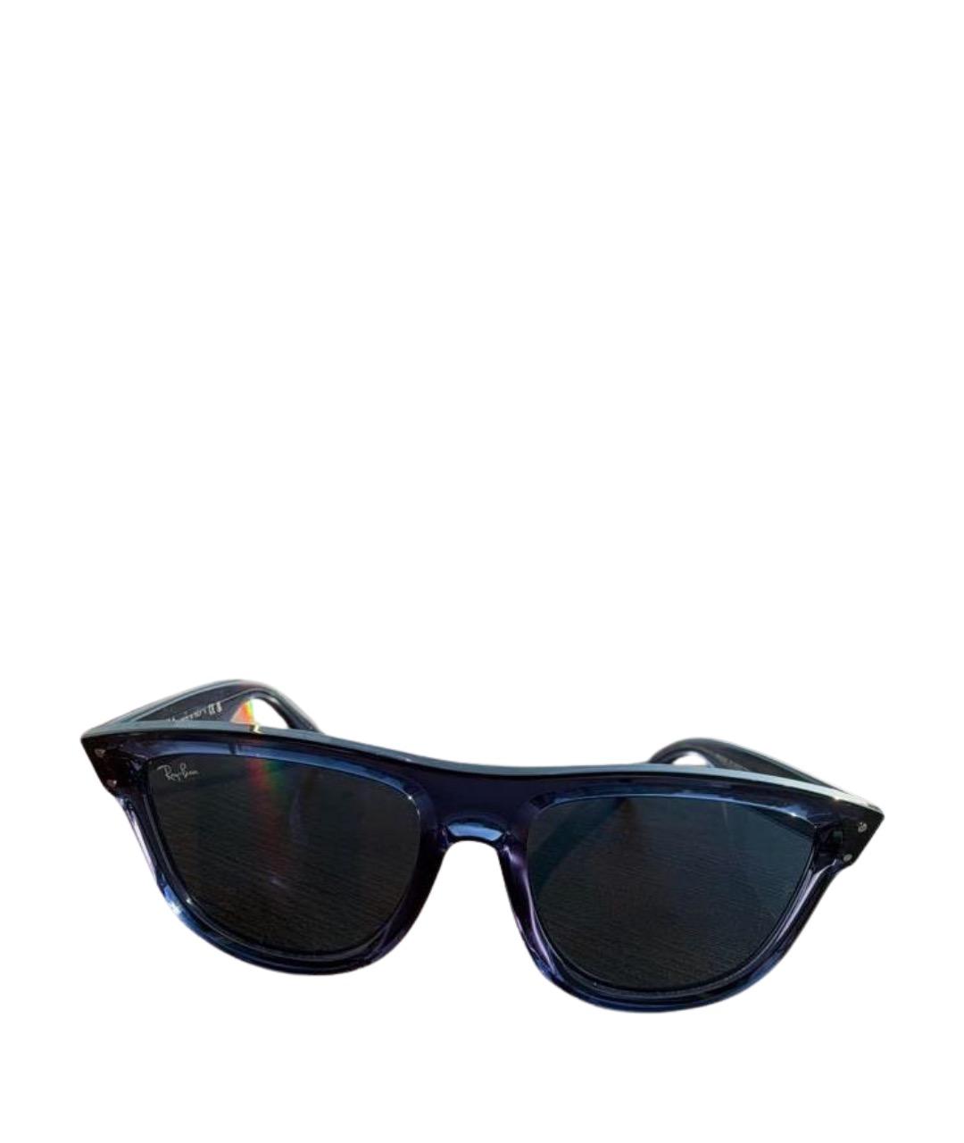 RAY BAN Темно-синие пластиковые солнцезащитные очки, фото 1