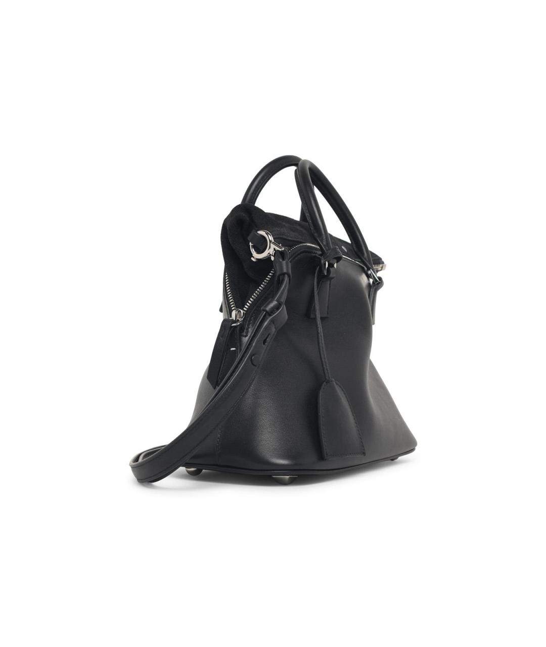 MAISON MARGIELA Серая кожаная сумка тоут, фото 2