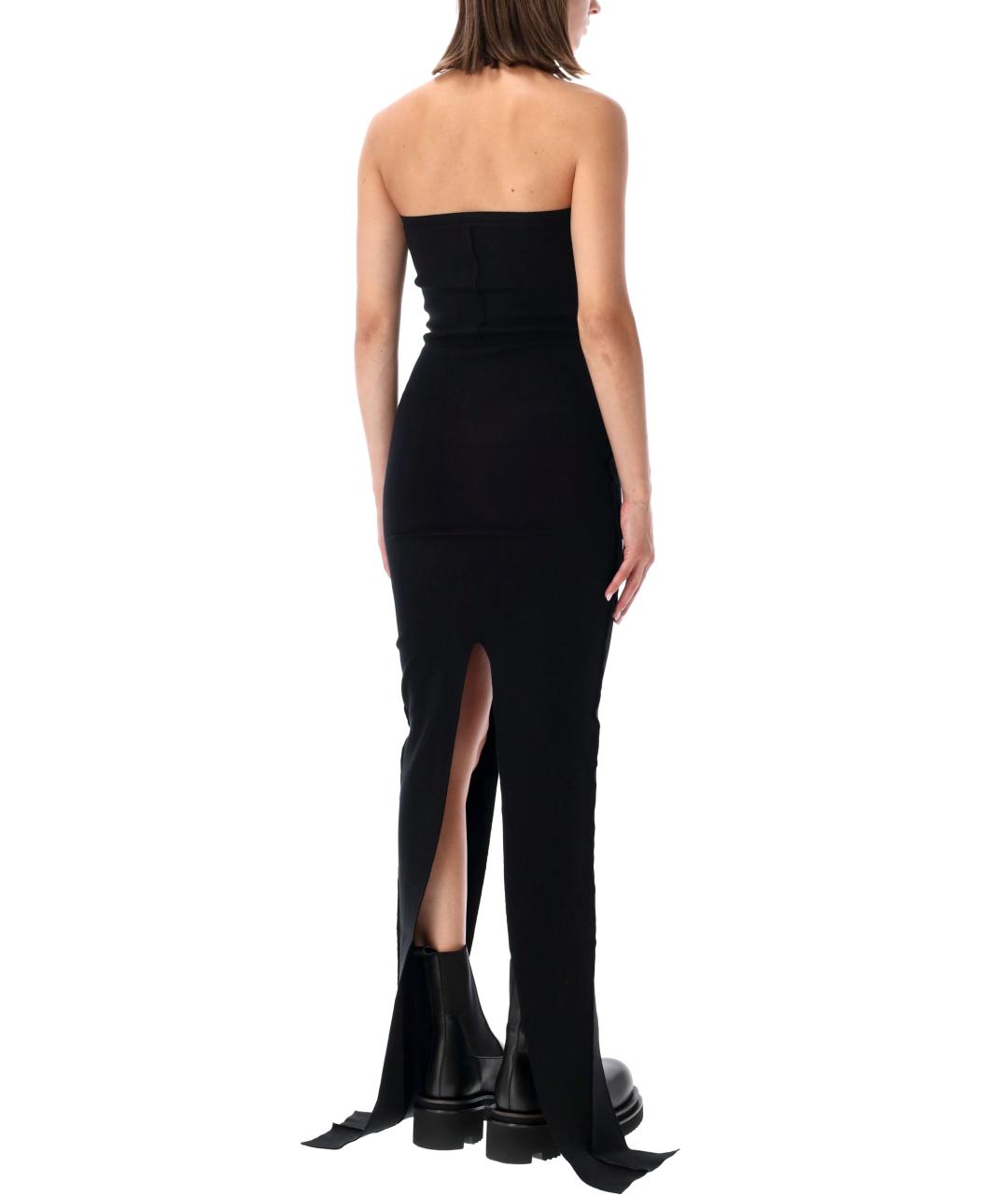 RICK OWENS Черное повседневное платье, фото 2