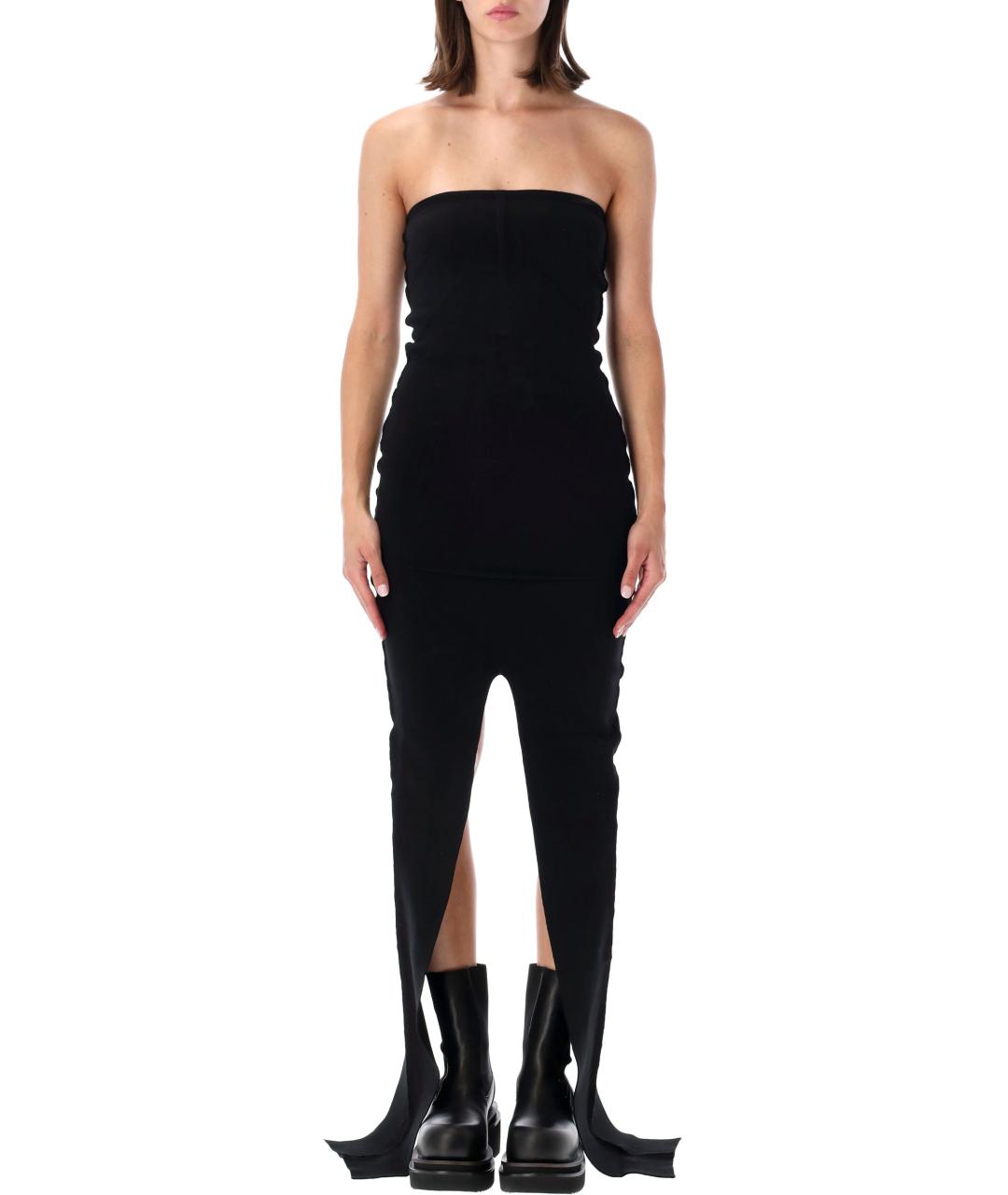 RICK OWENS Черное повседневное платье, фото 1