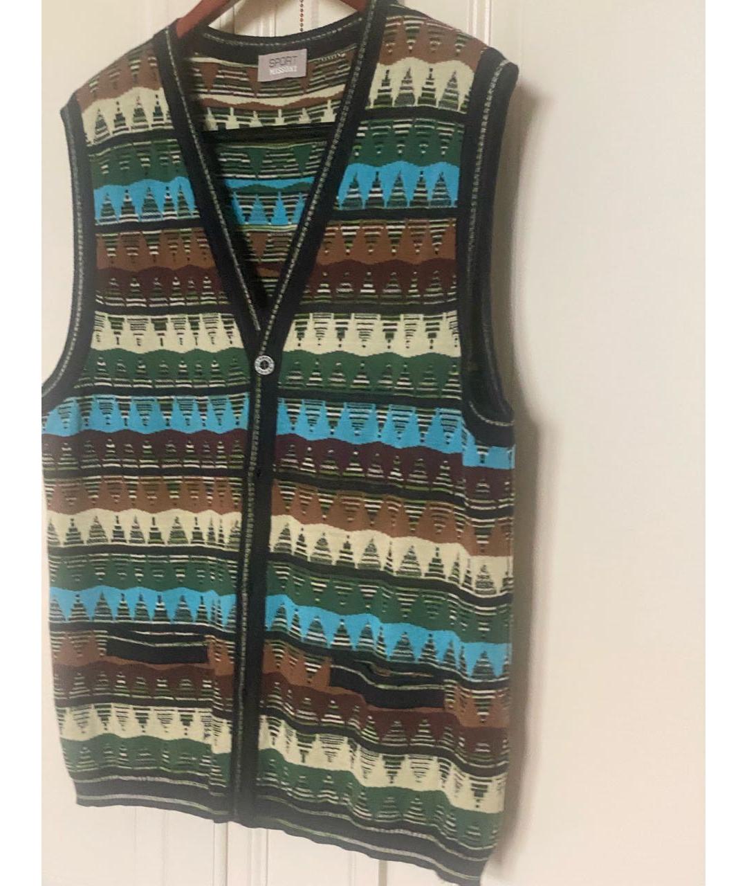 MISSONI Мульти шерстяная жилетка, фото 8