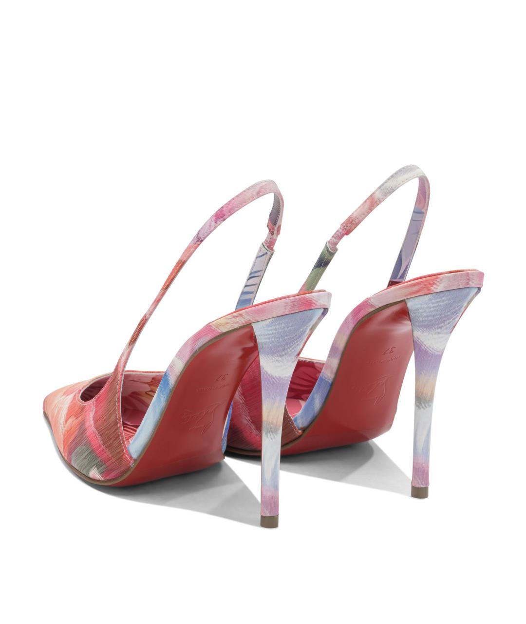 CHRISTIAN LOUBOUTIN Мульти текстильные туфли, фото 4