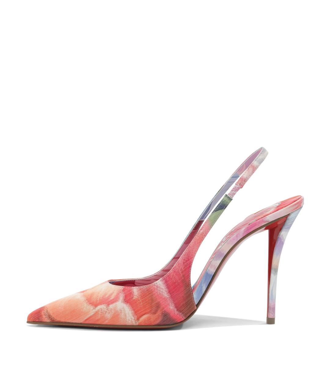 CHRISTIAN LOUBOUTIN Мульти текстильные туфли, фото 3