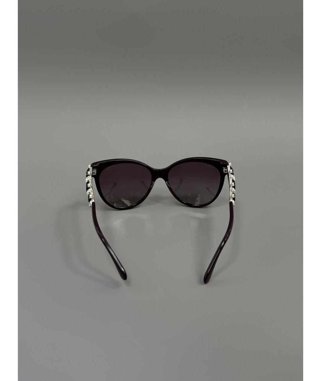 CHANEL Черные пластиковые солнцезащитные очки, фото 4