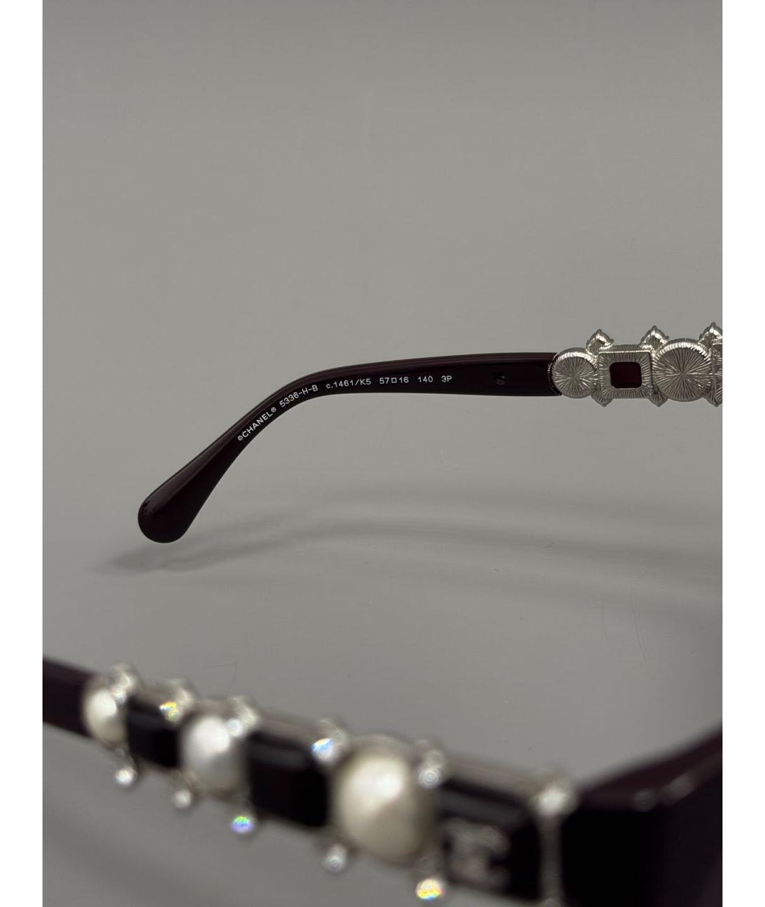 CHANEL Черные пластиковые солнцезащитные очки, фото 5