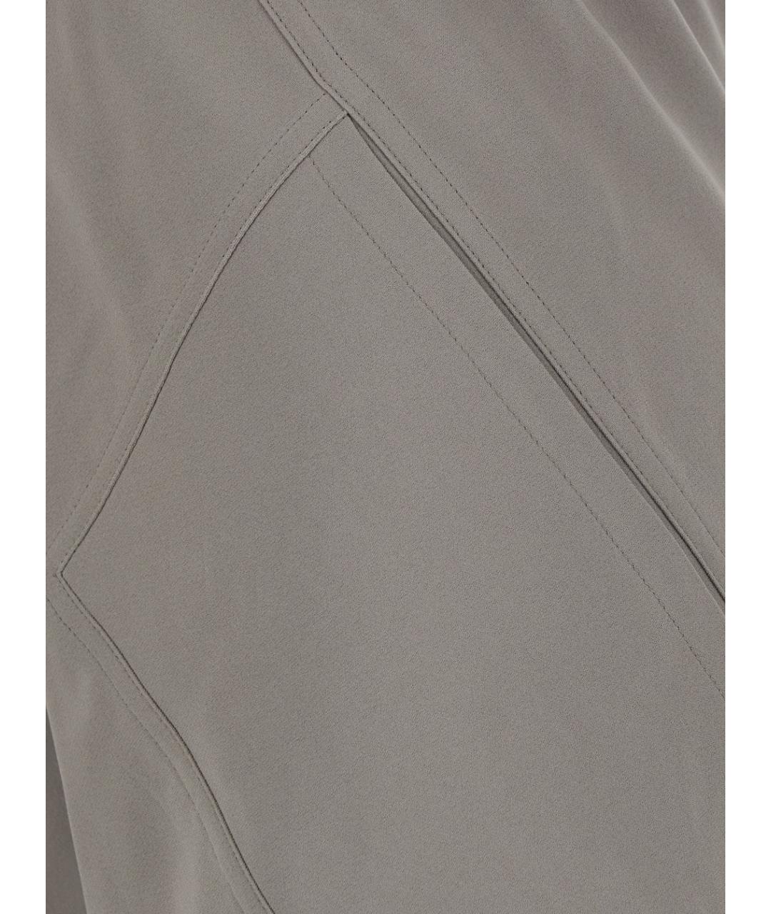 RICK OWENS Серые брюки широкие, фото 3